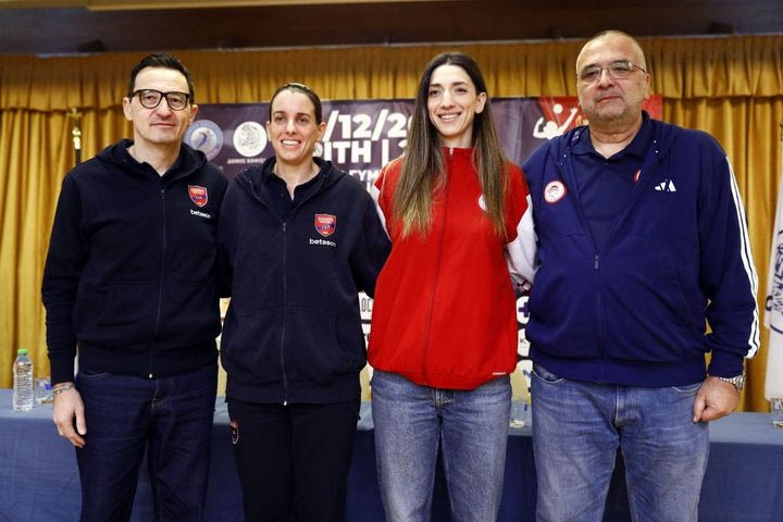 Ολυμπιακός – Πανιώνιος Betsson: Το πρώτο σερβίς του Super Cup βόλεϊ γυναικών έγινε με τη συνέντευξη Τύπου