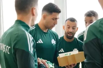 Το ξεχωριστό Χριστουγεννιάτικο δώρο που έλαβαν οι παίκτες του Παναθηναϊκού