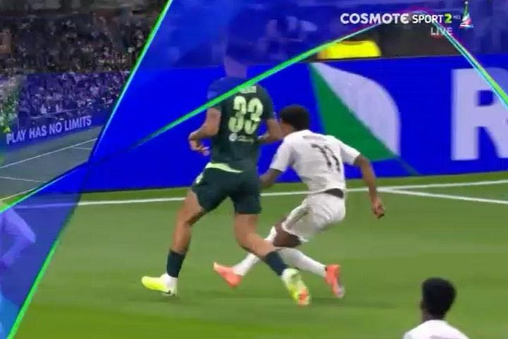 Ο Ροντρίγκο με υποδειγματικό πλασέ έβαλε μπροστά στο σκορ τη Ρεάλ απέναντι στη Μάντσεστερ Σίτι