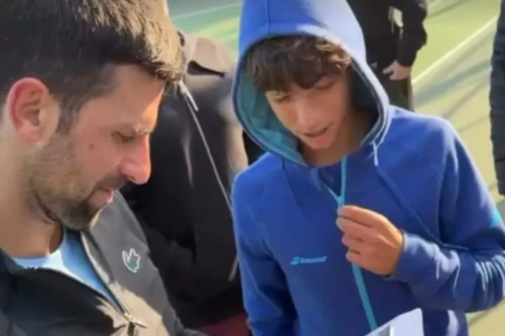 Τζόκοβιτς σε Παγώνη: "Θυμήσου το session μας όταν κερδίσεις το πρώτο σου σλαμ"