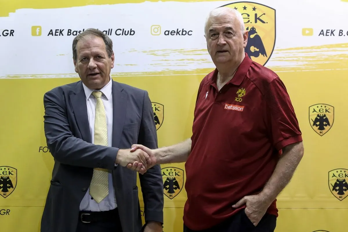 Οι Μάκης Αγγελόπουλος και Ντράγκαν Σάκοτα