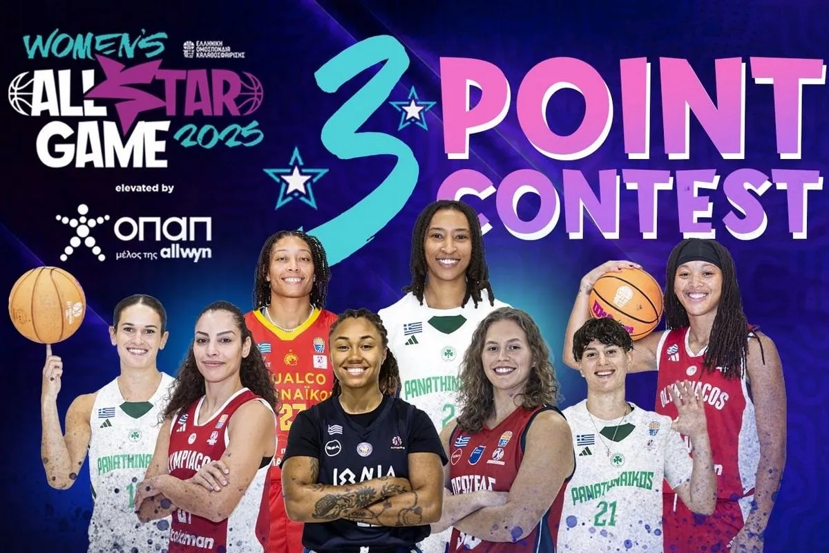 All Star Game Γυναικών: Οι οκτώ αθλήτριες του διαγωνισμού τριπόντων