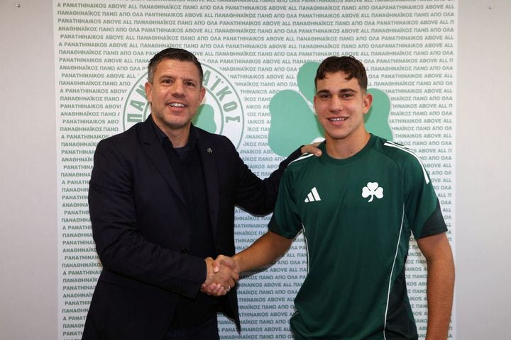 Παναθηναϊκός: Επαγγελματικό συμβόλαιο υπέγραψε ο Μπινιάρης