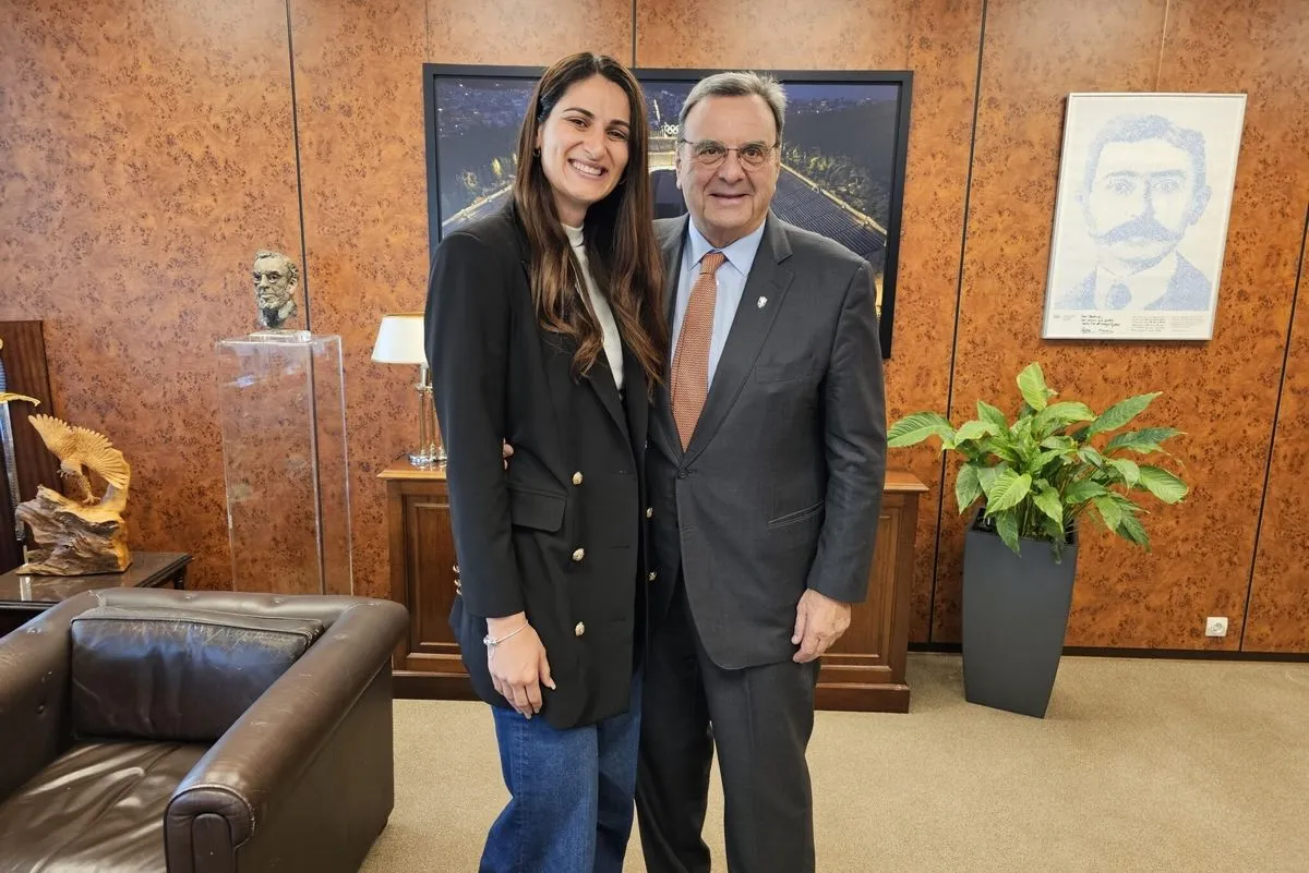 Η Τατιάνα Γκούσιν με τον Ισίδωρο Κούβελο