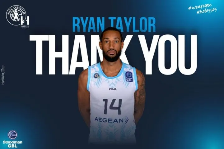 Κολοσσός Ρόδου: Τέλος ο Ράιαν Τέιλορ από τον Κολοσσό