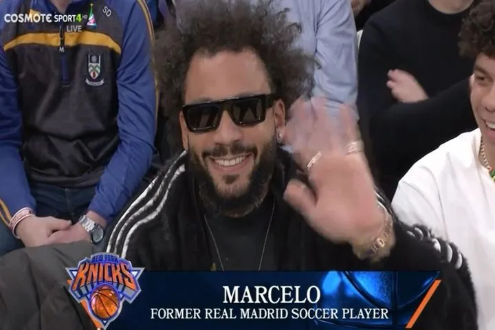 Ο Μαρσέλο στο Madison Square Garden: Παρών στο χριστουγεννιάτικο αγώνα Νικς – Καβαλίερς