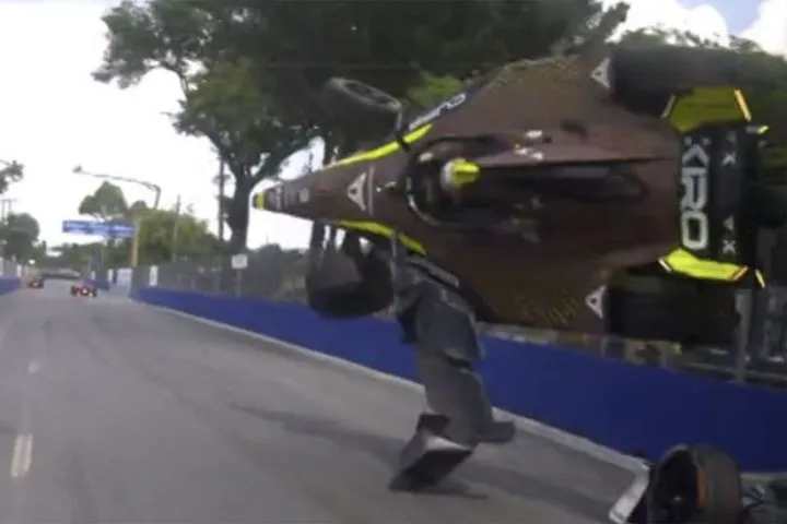 Σώος ο οδηγός μετά από τρομακτικό ατύχημα στη Formula E -Δείτε το VIDEO