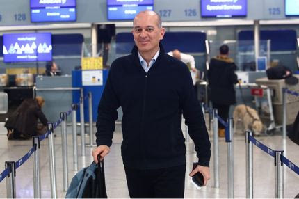 Ο Γιώργος Αγγελόπουλος ταξίδεψε μαζί με την αποστολή του Ολυμπιακού στην Μπολόνια