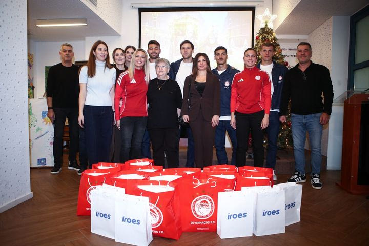 O Ολυμπιακός και η Stoiximan χάρισαν χαμόγελα στη “Φλόγα” γι’ ακόμη μία χρονιά