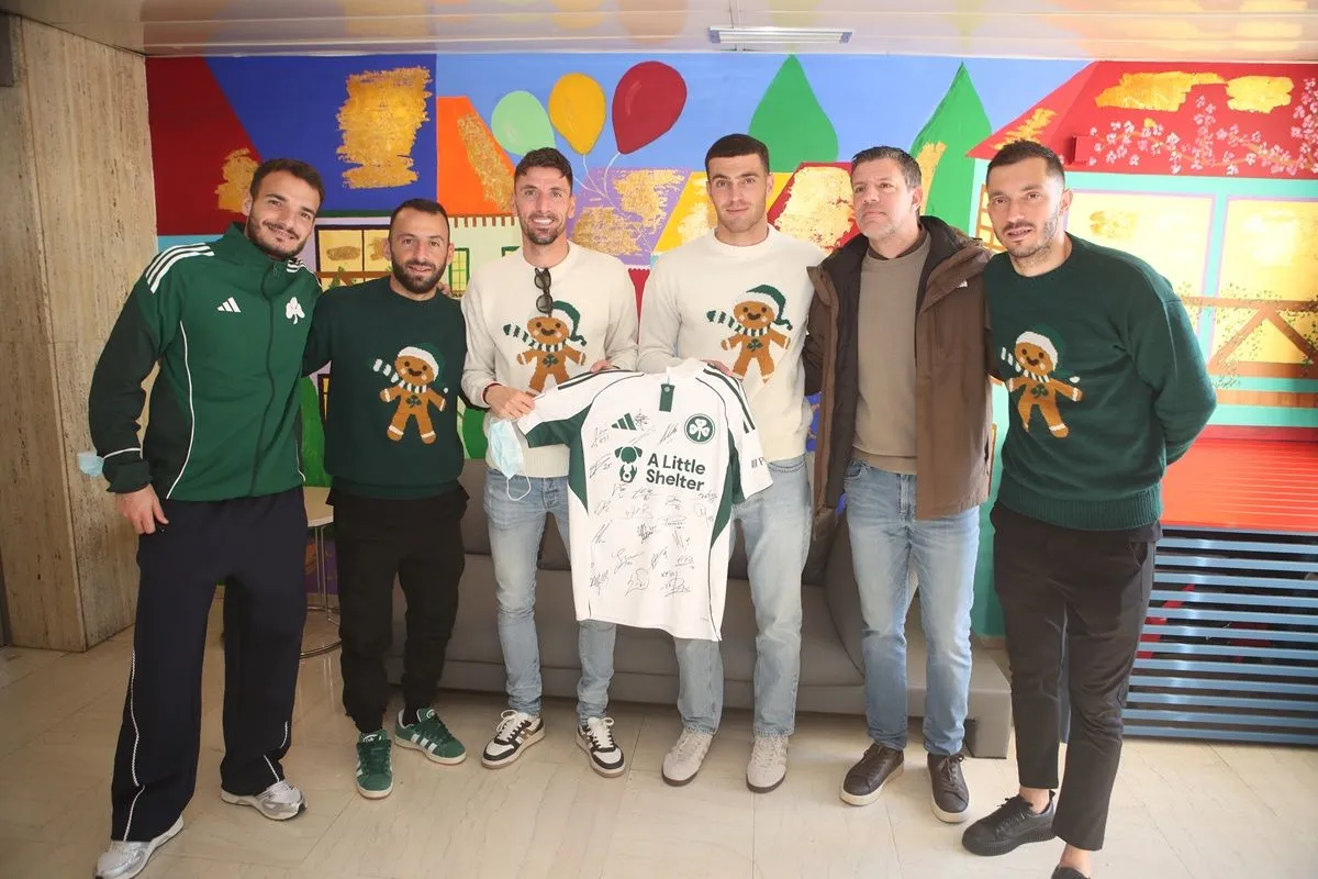 Ο Παναθηναϊκός μοίρασε χαμόγελα και δώρα