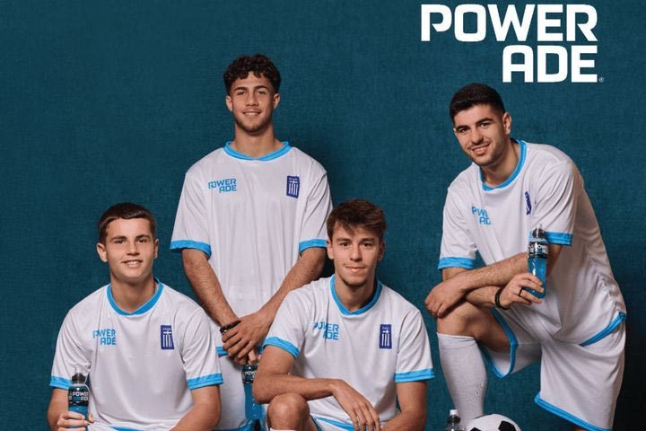 To Powerade Επίσημο Ισοτονικό της Εθνικής Ομάδας Ποδοσφαίρου