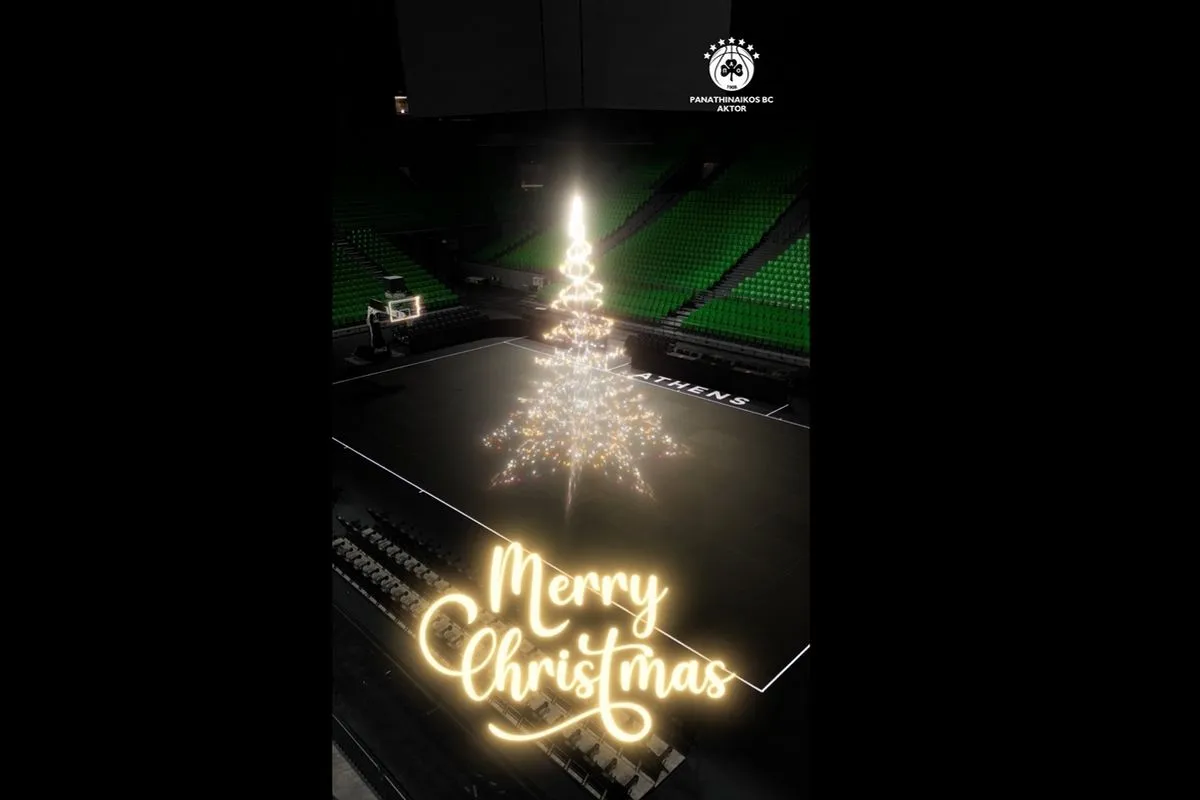 Οι ευχές της ΚΑΕ Παναθηναϊκός AKTOR: “Ας είναι αυτές οι ημέρες γεμάτες ζεστασιά, χαμόγελα και συντροφικότητα”