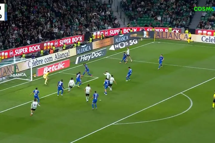 Ο Βαγιαννίδης σέρβιρε γκολ στον Αραούχο έπειτα από όμορφη ενέργεια για την Σπόρτινγκ κόντρα στην ΑΒΣ