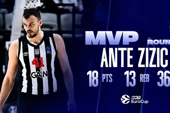 Ο Ζίζιτς κυριάρχησε κόντρα στον Πανιώνιο και αναδείχθηκε MVP της αγωνιστικής στο EuroCup