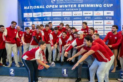 Παλαιό Φάληρο, Ολυμπιακός, Χρήστου και Ντουντουνάκη κορυφαίοι στο Πανελλήνιο Χειμερινό Κύπελλο Κολύμβησης