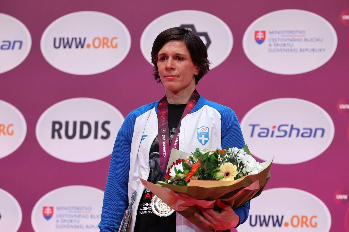 Στις κορυφαίες στιγμές της χρονιάς το χρυσό της Πρεβολαράκη στο Ευρωπαϊκό Πρωτάθλημα πάλης