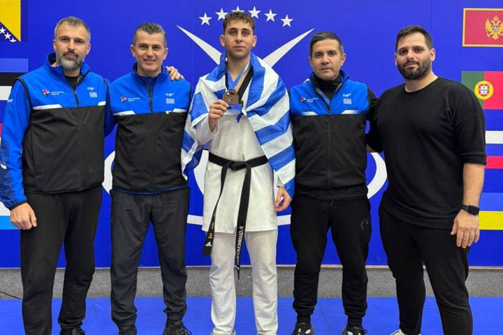Χάλκινος ο Γιαννουχίδης, πέντε μετάλλια για την Ελλάδα στο Ευρωπαϊκό Πρωτάθλημα Τάεκβοντο U21