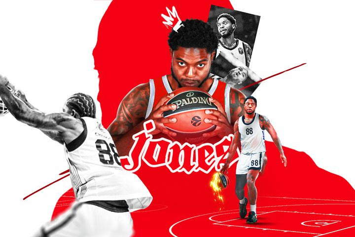 Ολυμπιακός, Ταϊρίκ Τζόουνς: Αυτό είναι το συμβόλαιο του Αμερικανού σέντερ με τους ερυθρόλευκους