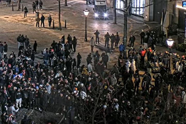 LIVE STREAM το πάρτι των οπαδών του Ολυμπιακού στην κεντρική πλατεία του Άμστερνταμ