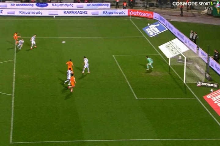 Ο Μπάκου με ασύλληπτο σουτ νίκησε τον Μοναστηρλή, πάγωσε την Τούμπα και έκανε το 1-0 για τον Ατρόμητο