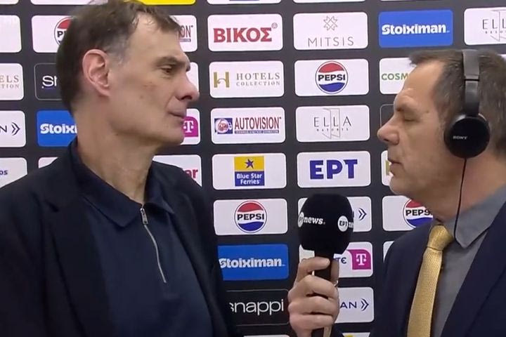 Εκνευρισμένος ο Μπαρτζώκας on air στην ΕΡΤ: Τι είπε για διαιτησία και Τζόσεφ