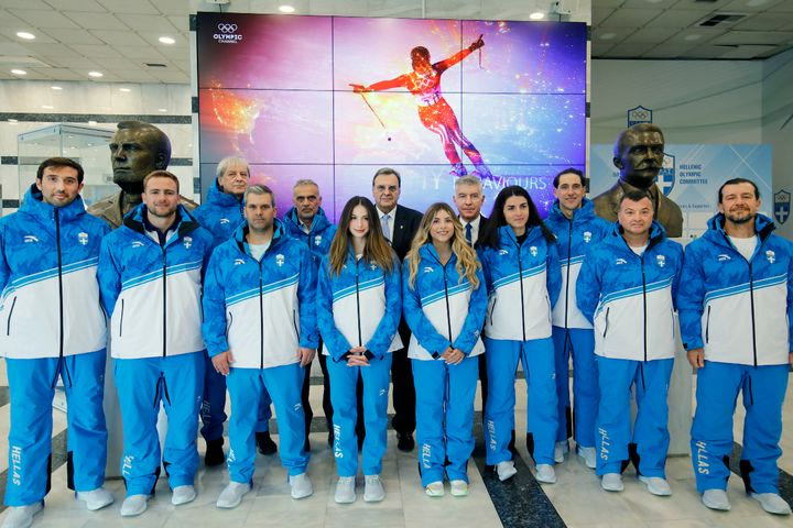Η φωτογράφιση της Team Hellas για το Μilano Cortina 2026
