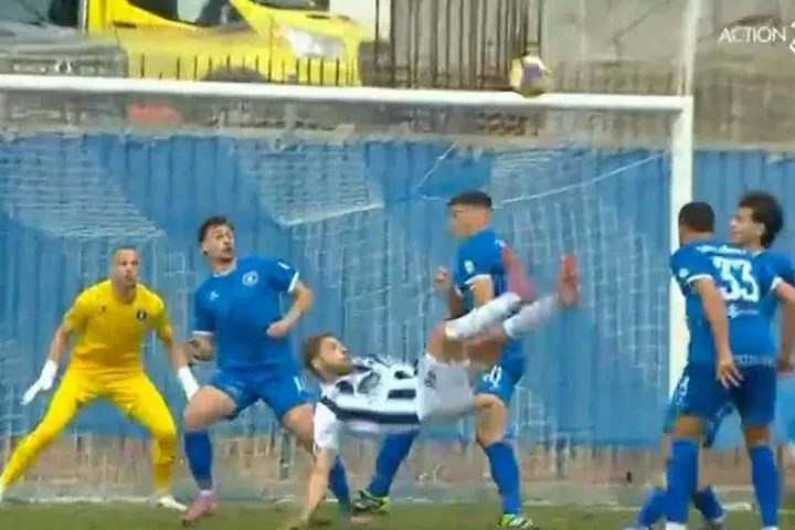 Το γκολ ποίημα του Μάναλη με απίθανο γυριστό που άνοιξε το σκορ για τον Ηρακλή