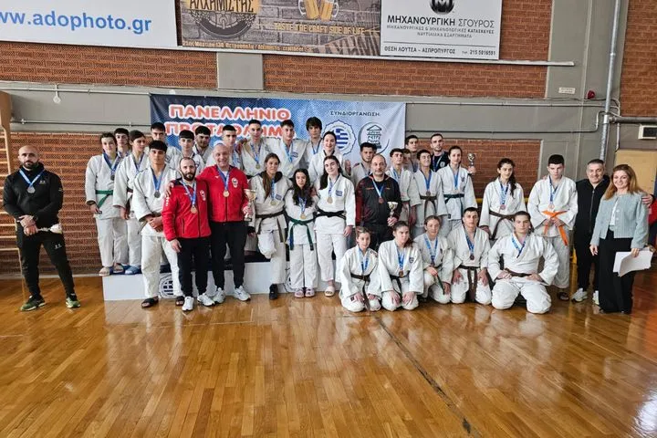Φίλιππος Αμυνταίου και Shiai Club Κηφισιάς τους τίτλους στο Πανελλήνιο Πρωτάθλημα Τζούντο εφήβων και νεανίδων