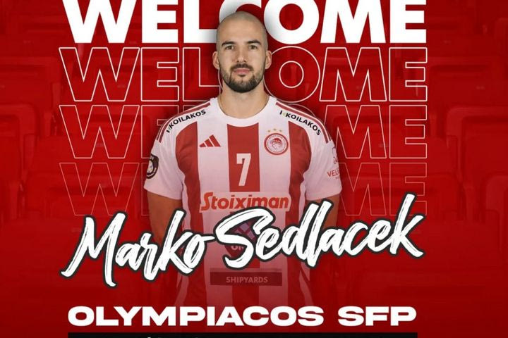 Ολυμπιακός, βόλεϊ ανδρών: Ανακοίνωσε την απόκτηση του Μάρκο Σέντλατσεκ