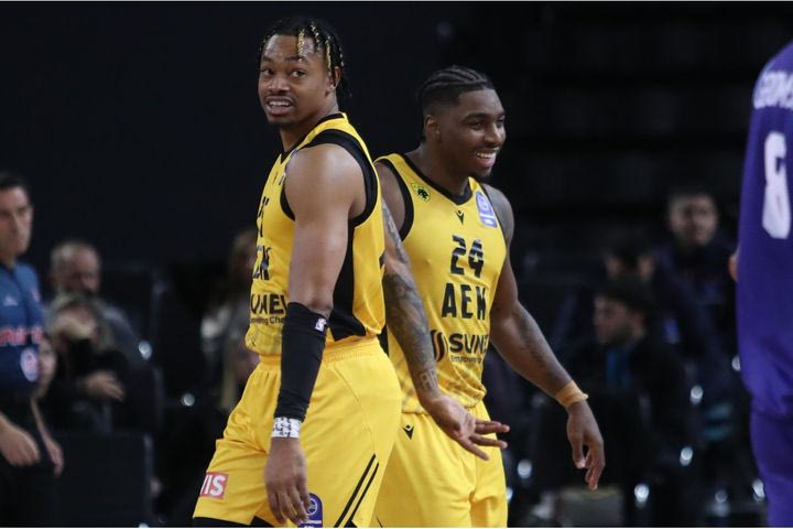 Οι καλύτερες φάσεις από τη νίκη της ΑΕΚ στη Sunel Arena κόντρα στη Μύκονο Betsson