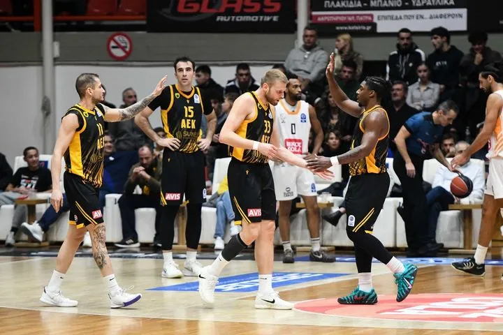 Τα highlights από τη σημαντική νίκη της ΑΕΚ επί του Προμηθέα