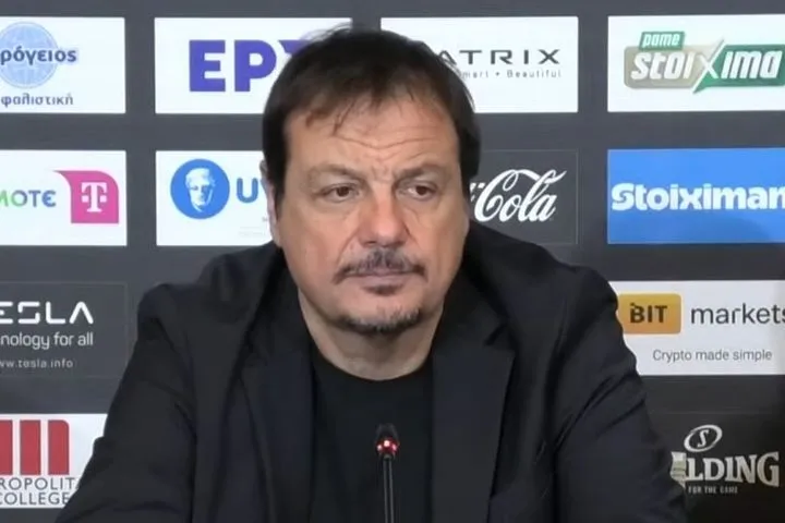 LIVE Streaming η συνέντευξη Τύπου του Εργκίν Αταμάν μετά την ήττα του Παναθηναϊκού AKTOR από τον Κολοσσό