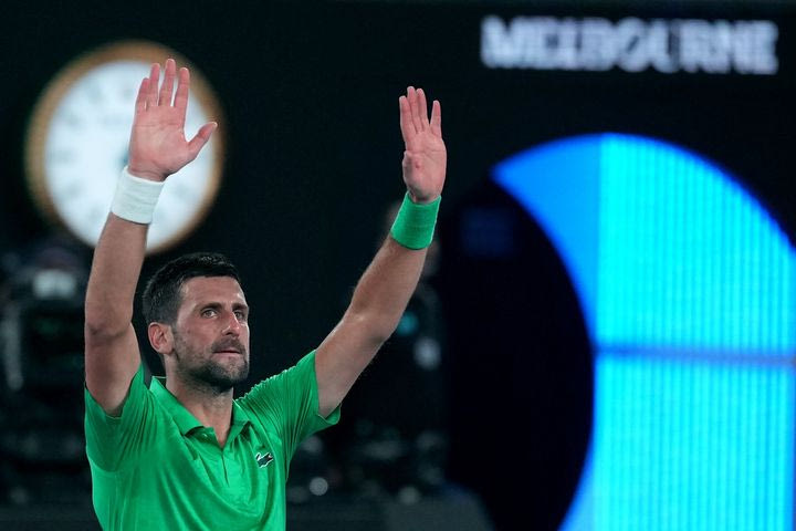 Τζόκοβιτς: Λύγισε από τη συγκίνηση δευτερόλεπτα μετά την πρόκρισή του στον τελικό του Australian Open