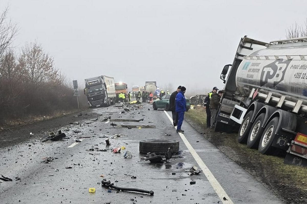 Εικόνες από το τροχαία στη Ρουμανία με τους οπαδούς του ΠΑΟΚ