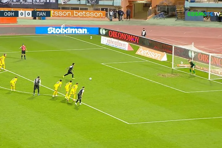Ο Σαλσίδο κέρδισε πέναλτι και ανέλαβε την εκτέλεση για το 1-0 του ΟΦΗ