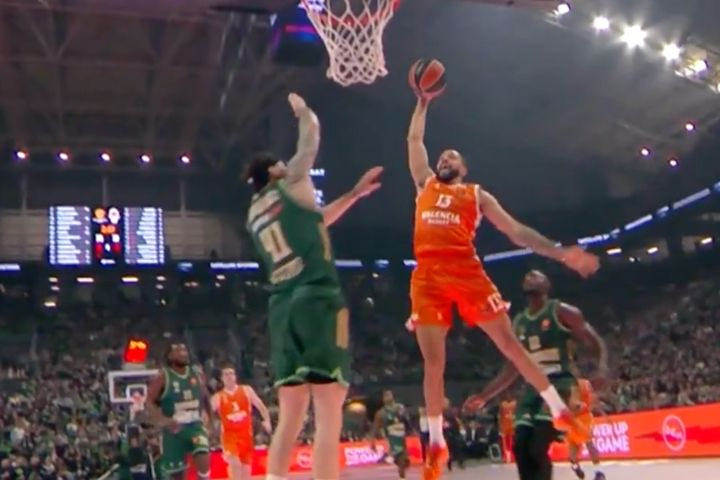 EuroLeague:Τα 10 κορυφαία καρφώματα του Δεκεμβρίου