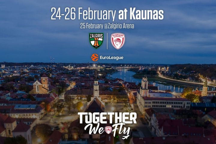 Ο Ολυμπιακός καλεί τον κόσμο του στο Together We Fly για το Κάουνας