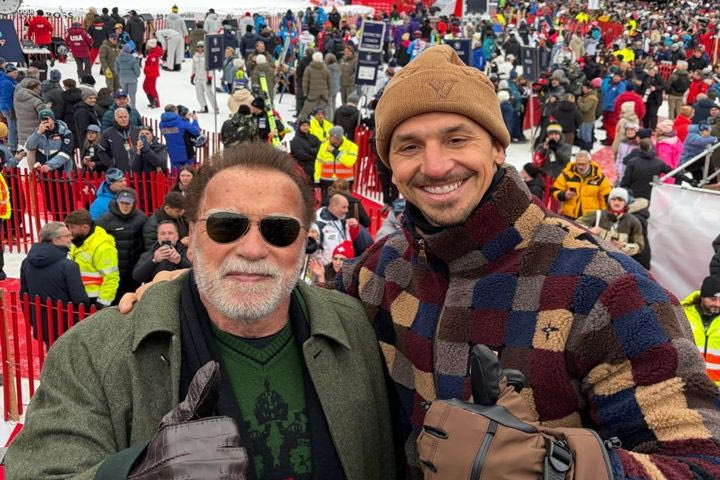 Συνάντηση δύο θρύλων στην Αυστρία: Ο Ζλάταν φωτογραφήθηκε με τον Άρνολντ Σβαρτσενέγκερ