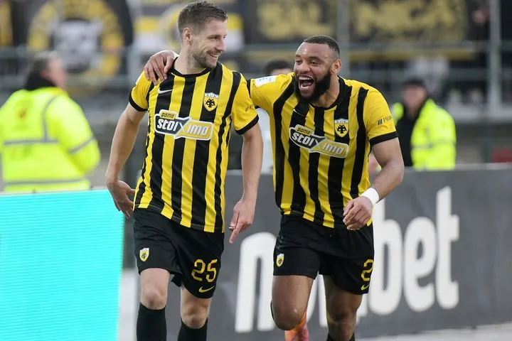 Κιτρινόμαυρο πάρτι στις Σέρρες: Με killer Βάργκα και μαέστρο Μαρίν η ΑΕΚ πάτησε κορυφή