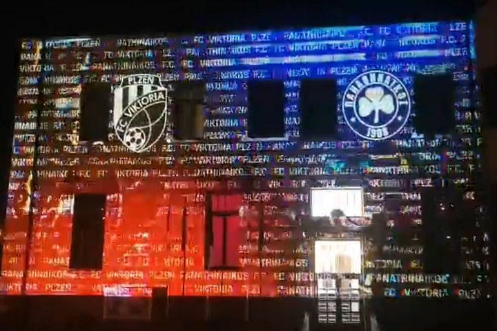 Πλζεν – Παναθηναϊκός: Το Light show που ετοιμάζουν οι Τσέχοι ενόψει του αγώνα με το τριφύλλι