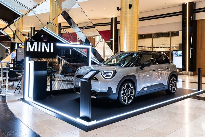 Το 100% ηλεκτρικό MINI Aceman βρίσκετε στο Golden Hall και περιμένει όλους τους ενδιαφερόμενους να το γνωρίσουν