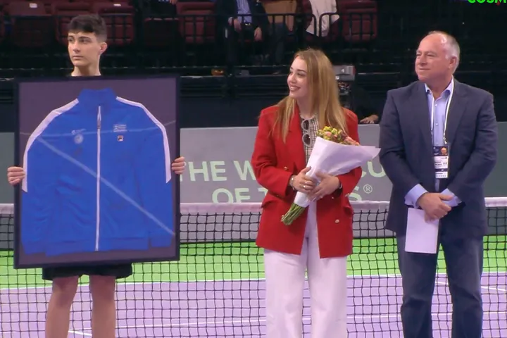 Η συγκινητική βράβευση της Ελληνικής Ομοσπονδίας Τένις στη μνήμη του Αλέξανδρου Νικολαΐδη