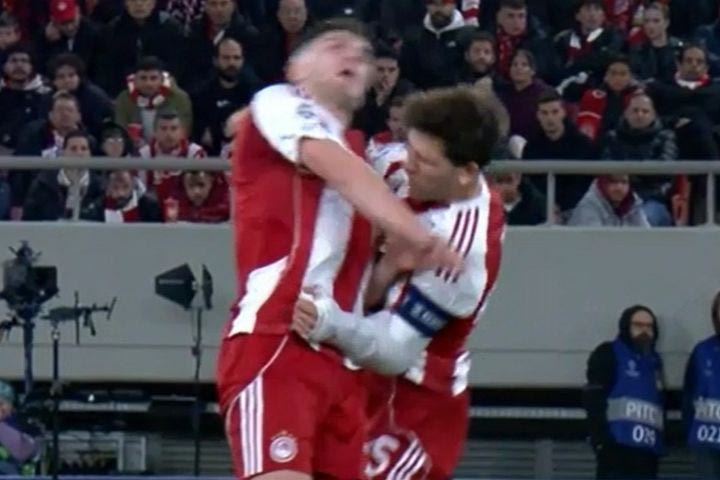 Σφοδρή - ανατριχιαστική σύγκρουση Ρέτσου και Πιρόλα: Σωριάστηκαν στο έδαφος με αίματα και οι δύο