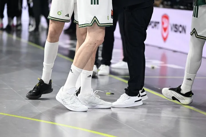 Βροχή αντικειμένων στον πάγκο του Παναθηναϊκού AKTOR μετά την αποβολή του Ρογκαβόπουλου