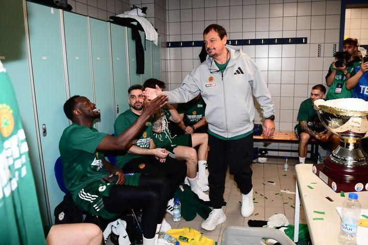 Παναθηναϊκός AKTOR: Η ομιλία του Εργκίν Αταμάν στα αποδυτήρια, μετά την κατάκτηση του Κυπέλλου