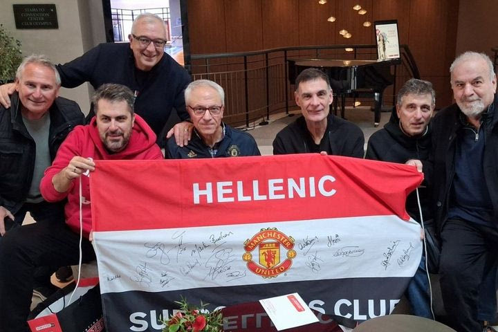 Ο Σύνδεσμος Φίλων της Μάντσεστερ Γιουνάιτεντ Θεσσαλονίκης επισκέφτηκε τον Γιώργο Μπαρτζώκα
