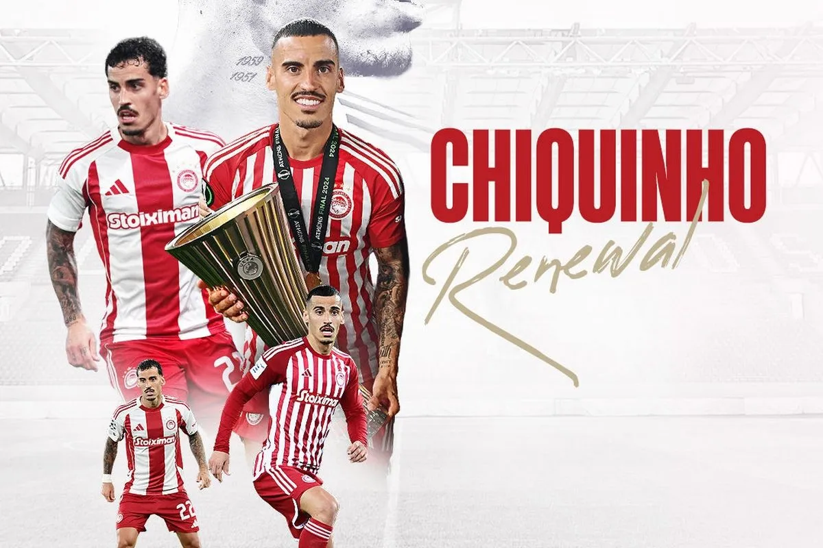 Ολυμπιακός: Ο Τσικίνιο επέκτεινε το συμβόλαιό του με τους ερυθρόλευκους