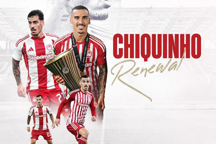 Για πάντα στο Λιμάνι: Ο Τσικίνιο επέκτεινε το συμβόλαιό του με τον Ολυμπιακό