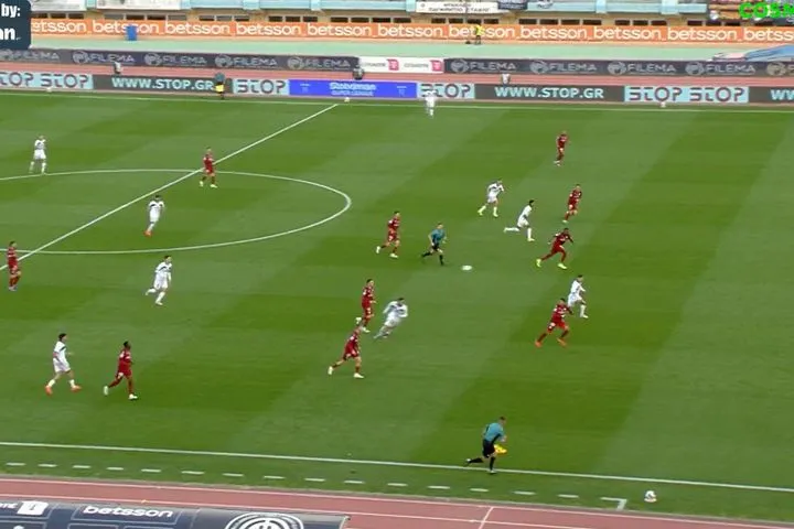 O Φούντας βρέθηκε σε θέση τετ α τετ και πλάσαρε για το 1-0 του ΟΦΗ