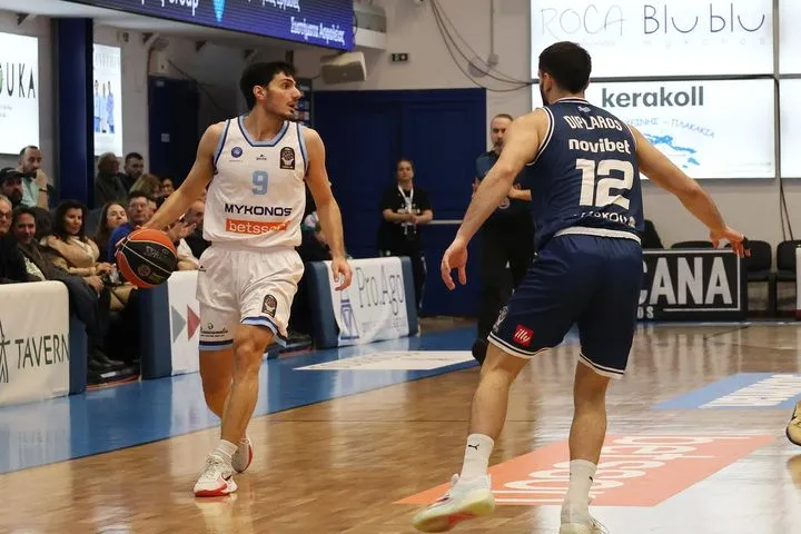 Μύκονος Betsson – Καρδίτσα 76-75: Οι νησιώτες πήραν τη νίκη και το εισιτήριο για το Allwyn Final Eight  με τρίποντο του Σκουλίδα